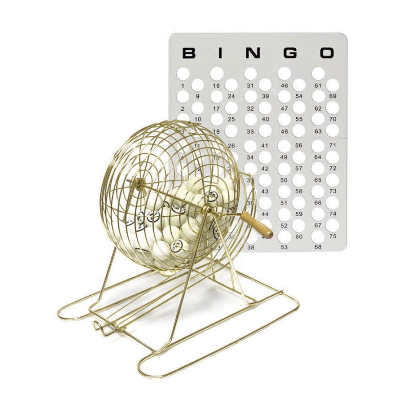 Professional Bingo Set (Ping Pong Style Balls)