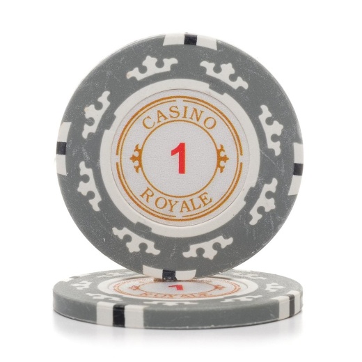 Casino Royale 14G Poker Chips (25/Pkg) - Luxury Poker Chips for the Discerning Gamer