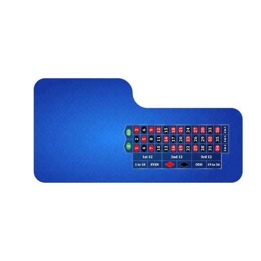 Classic Roulette Layout - Dark Blue