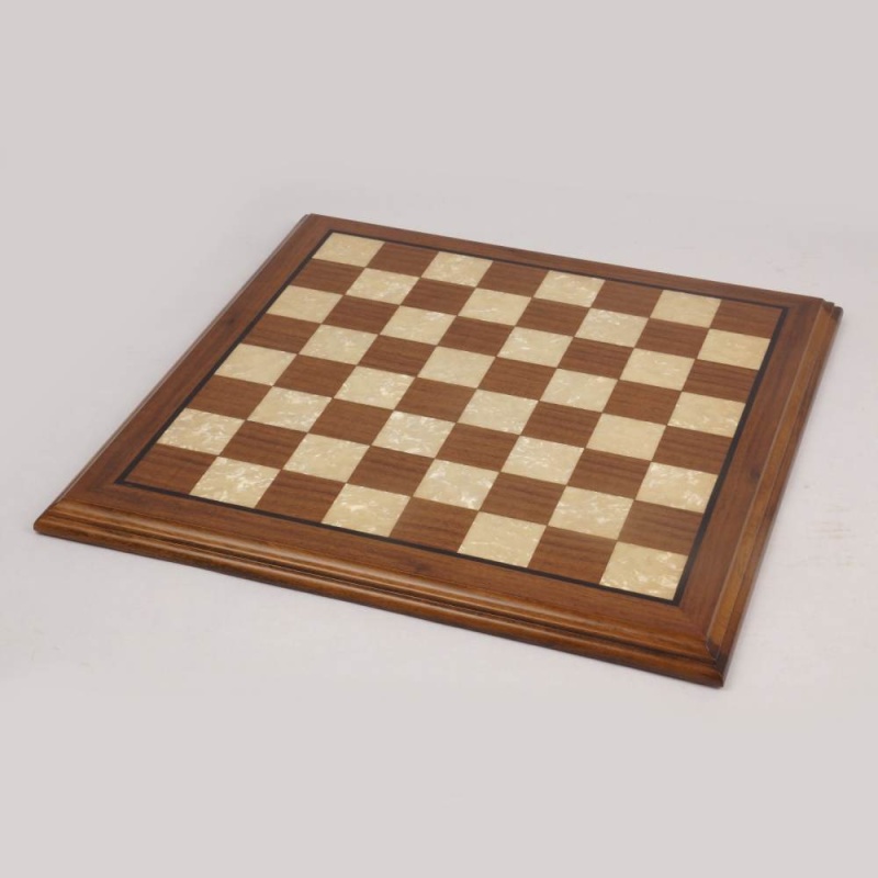19" Beveled Turkish Chess Board With 2" Squares