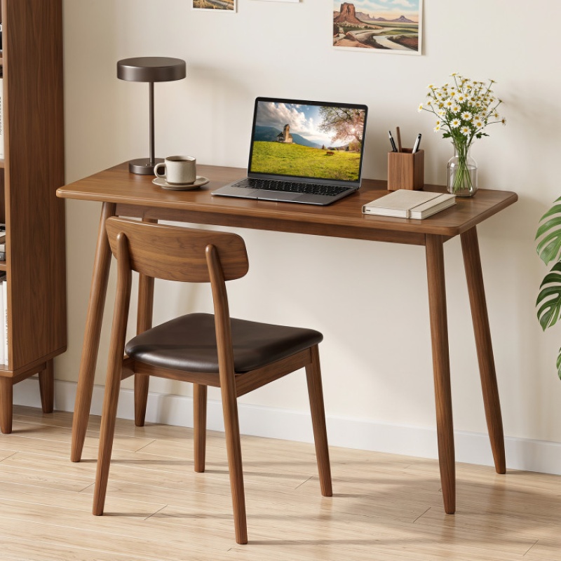 Computer Desk With Rubber Wood Legs