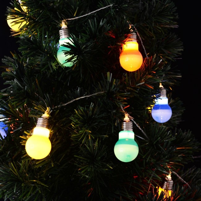 Christmas Colorful Led String Ball Lights Size: 14 Ft