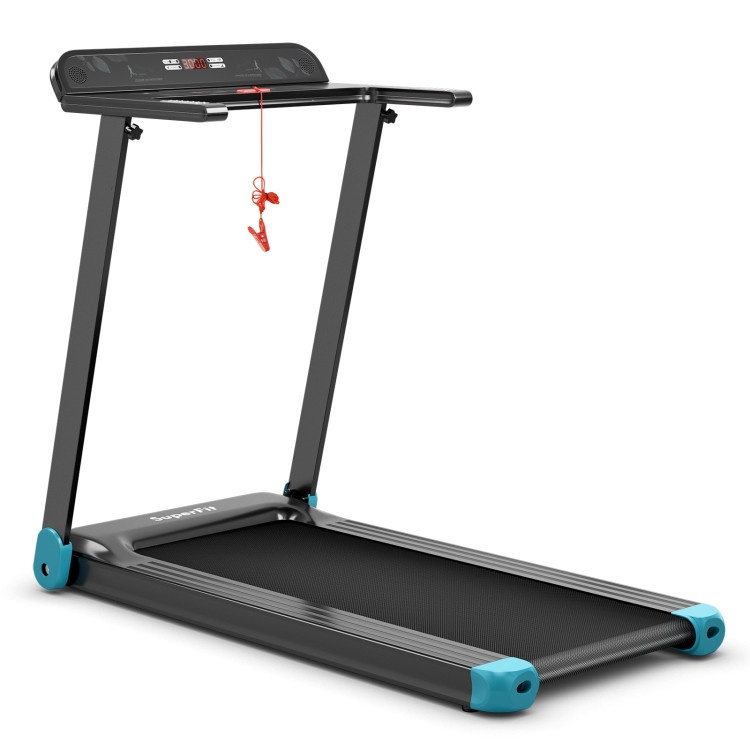 2.25 Hp Electric Folding Treadmill With Hd Led Display And App Control Speaker