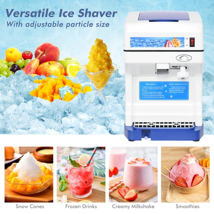 Efficient Electric Ice Shaver Machine With Low Noise