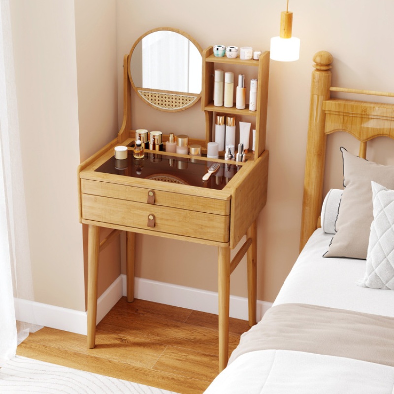 Small Vanity Desk with Mirror