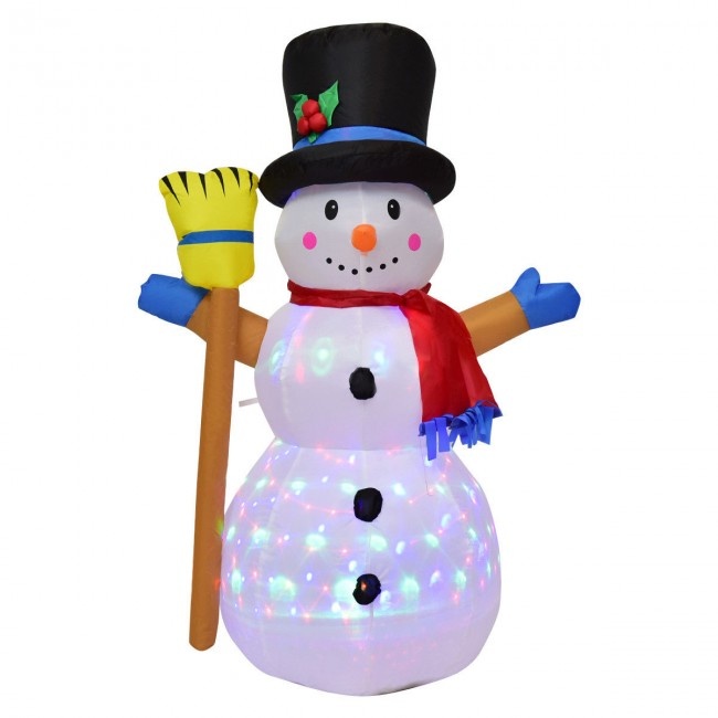 4 Inch Indoor/Outdoor Led Inflatable Lighted Christmas Snowman