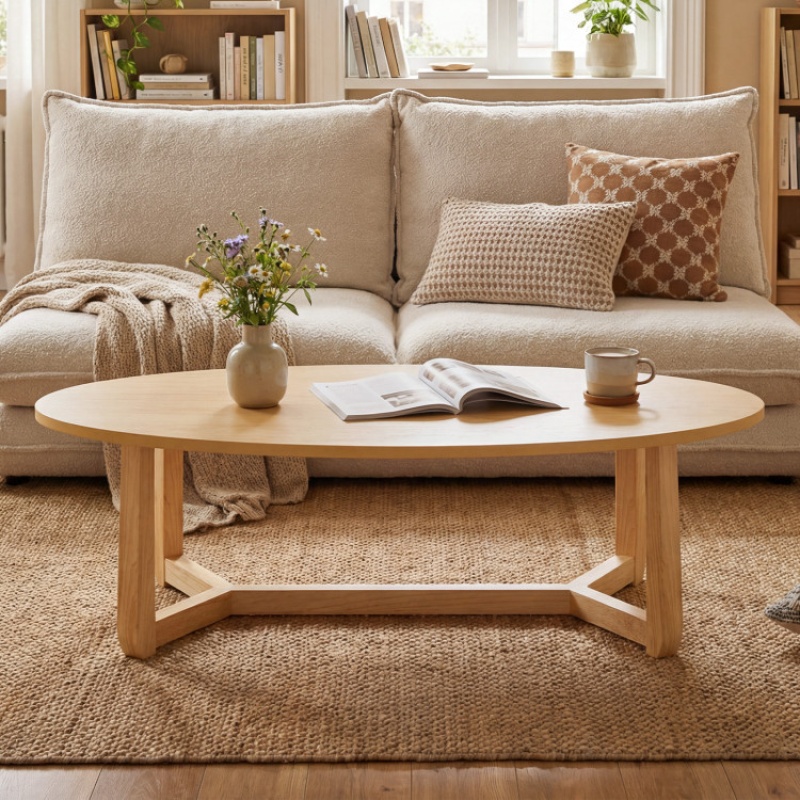 Oval Coffee Table 46 Inches