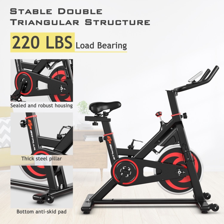 30 Lbs Family Fitness Aerobic Exercise Magnetic Bicycle