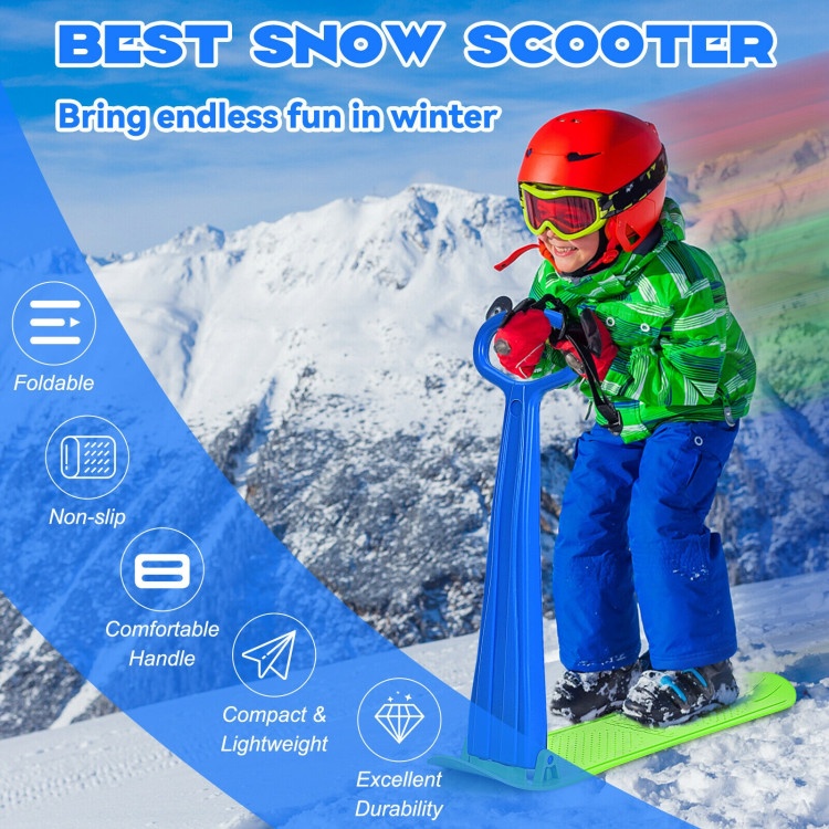 1-Rider Snow Scooter With Grip Handle