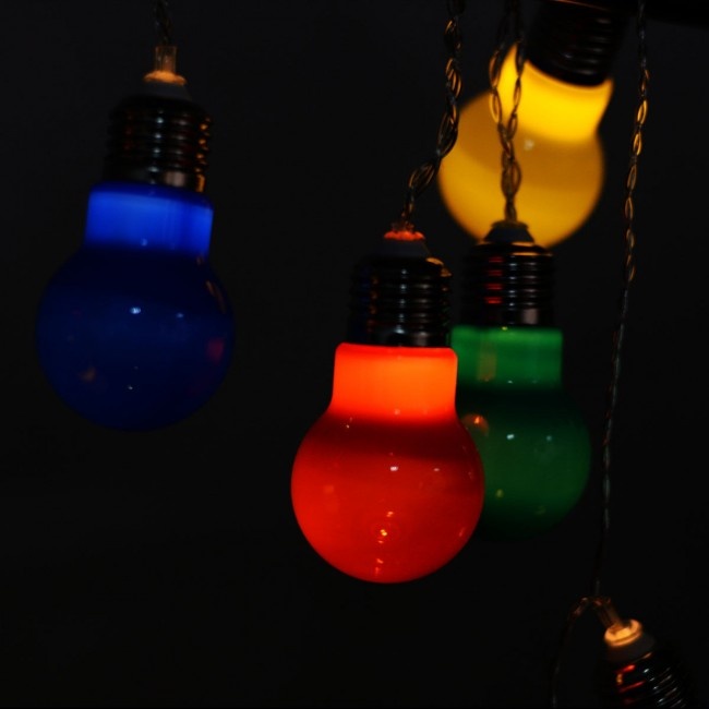 Christmas Colorful Led String Ball Lights Size: 14 Ft