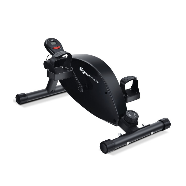 Portable Under Desk Bike Pedal Exerciser With Adjustable Magnetic Resistance