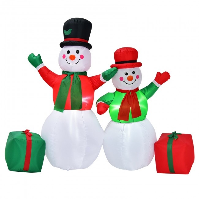 6 Feet Christmas Inflatable Snowmen Blow Up Christmas Decoration