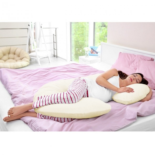 Buy C Shape Total Body Pillow for Expectant Mothers Online