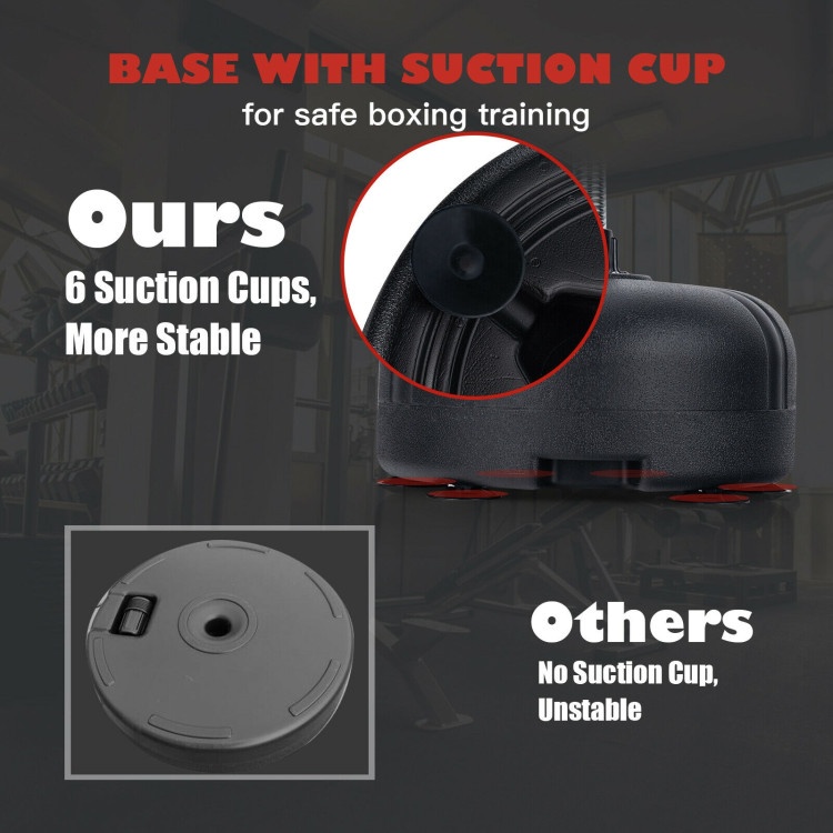 Adjustable Freestanding Punching Bag With Boxing Gloves For Adults And Kids