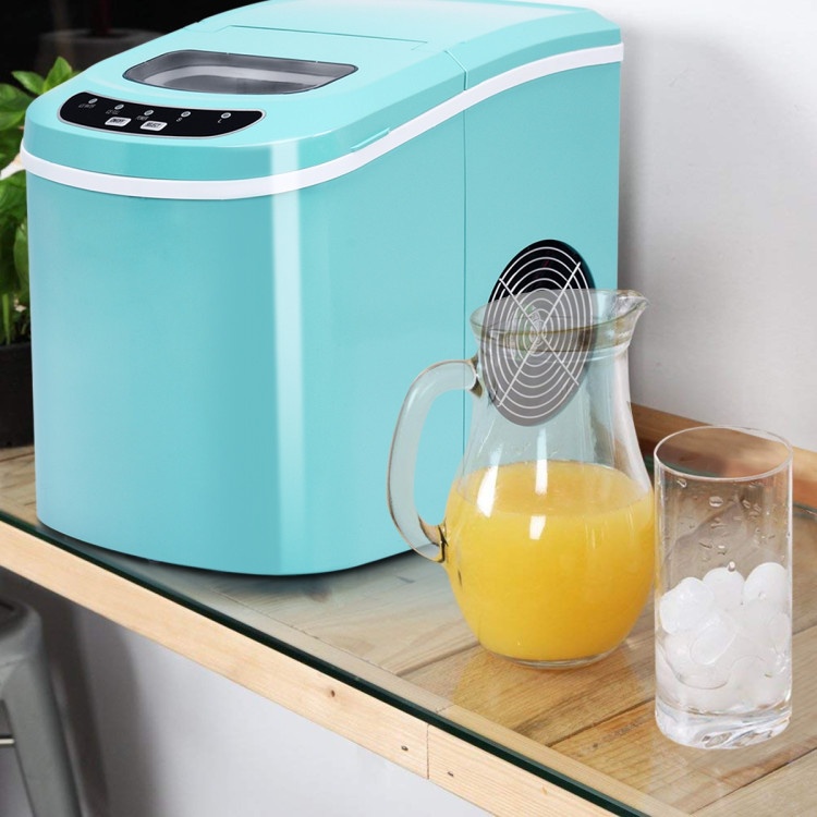 Mini Portable Electric Ice Maker Machine With Ice Scoop