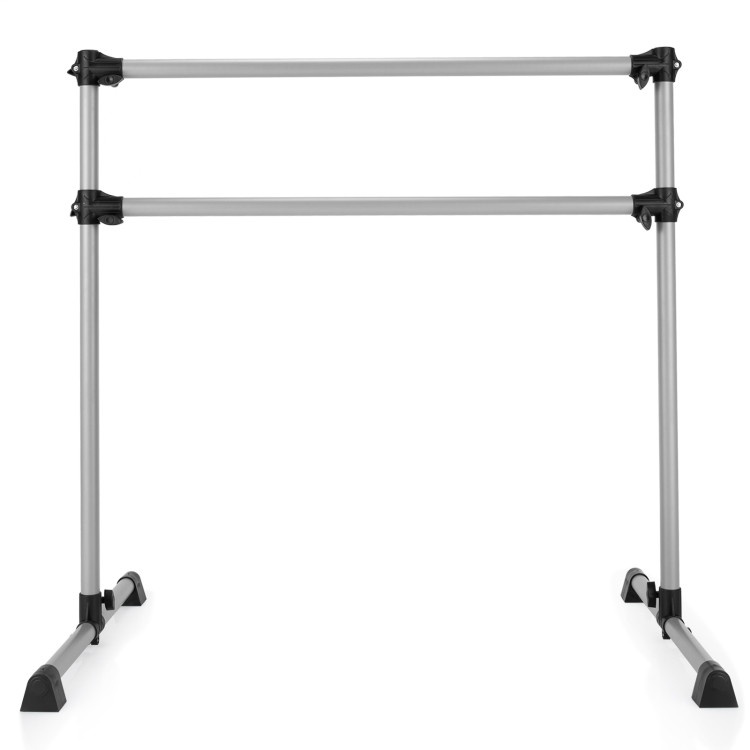 4 Feet Double Ballet Barre Bar With Adjustable Height