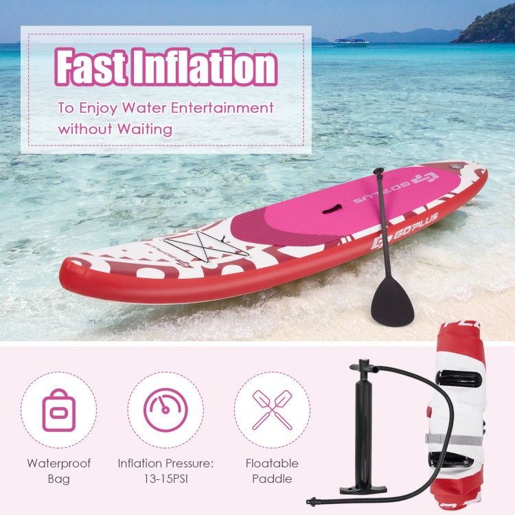 Inflatable Adjustable Paddle Board With Carry Bag
