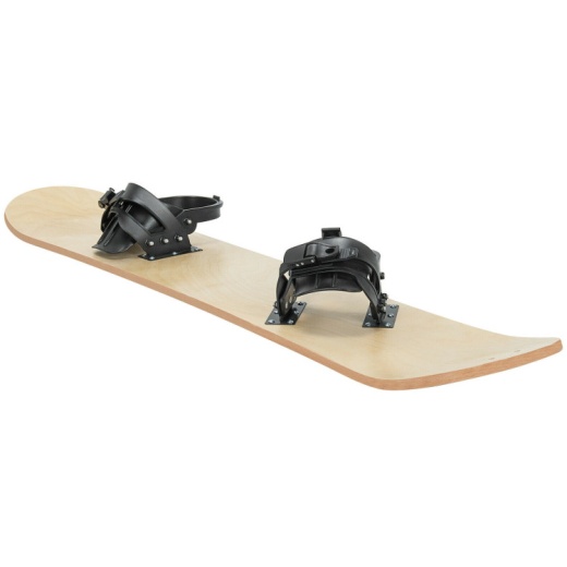 Winter Sports Snowboarding Sledding Skiing Board With Adjustable Foot Straps