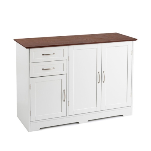 Buffet Server Storage Cabinet with 2-Door Cabinet and 2 Drawers