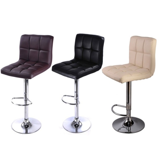 Adjustable Bar Stool in Brown
