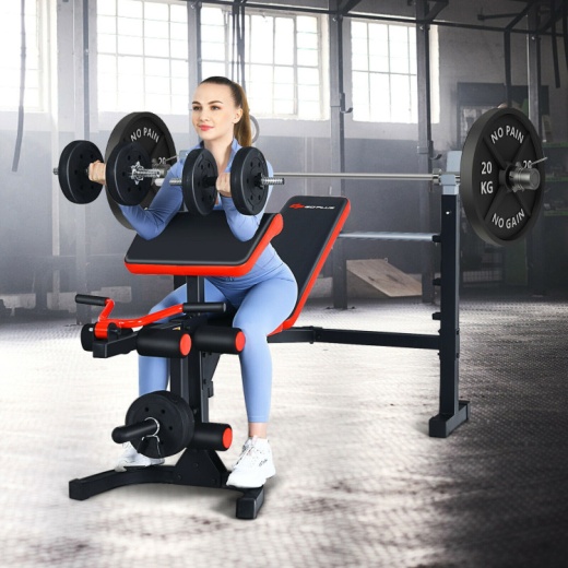 Adjustable Olympic Weight Bench For Full-Body Workout And Strength Training