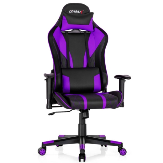Gaming Chair Adjustable Swivel Computer Chair With Dynamic Led Lights