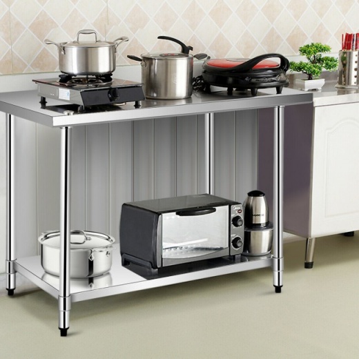 30 X 48 Inch Stainless Steel Food Preparation Kitchen Table