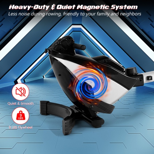 Adjustable Oxygen Resistance Of Folding Magnetic Rowing