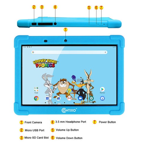 10" Kids Tablet Android 10 2Gb Ram 16Gb Storage