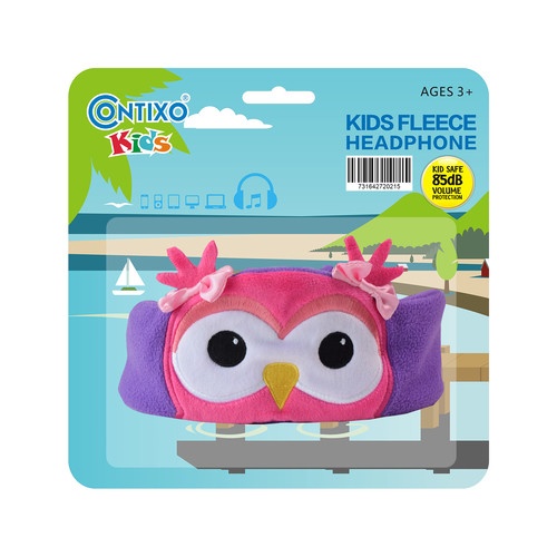 Kids Fleece Headphone (Owl)