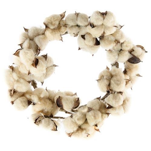 Teastain Cotton Wreath, 12"