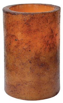 4.5" Burnt Mustard Timer Pillar