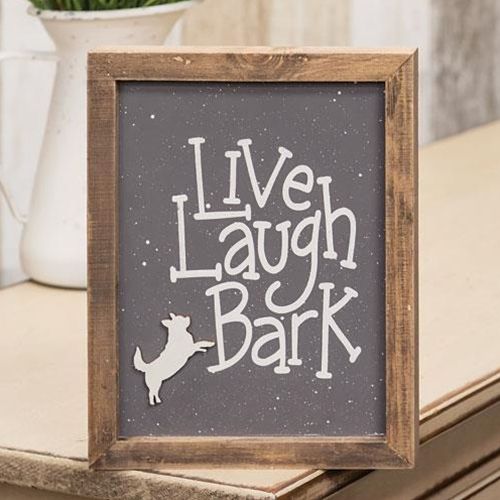 Live Laugh Bark Frame