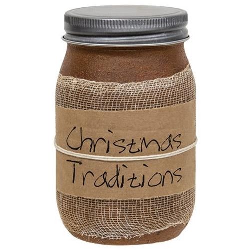 Christmas Traditions Jar Candle, 16Oz