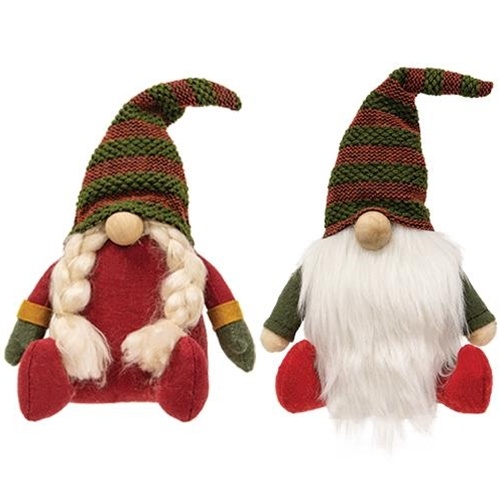 Mini Christmas Felt Gnome Ornament 2 Asstd.