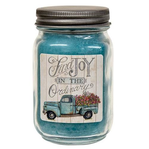 Blue Truck Jar Candle, 12Oz, Seaside Escape