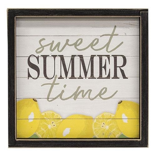 Sweet Summer Time Lemons Framed Print