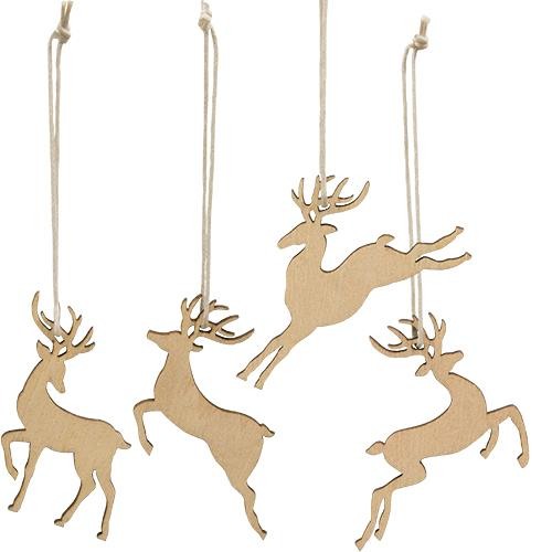 24/Box, Reindeer Ornaments
