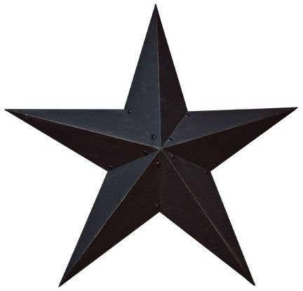 Black Barn Star, 36 Inch