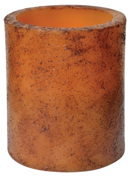 3.5" Burnt Mustard Timer Pillar