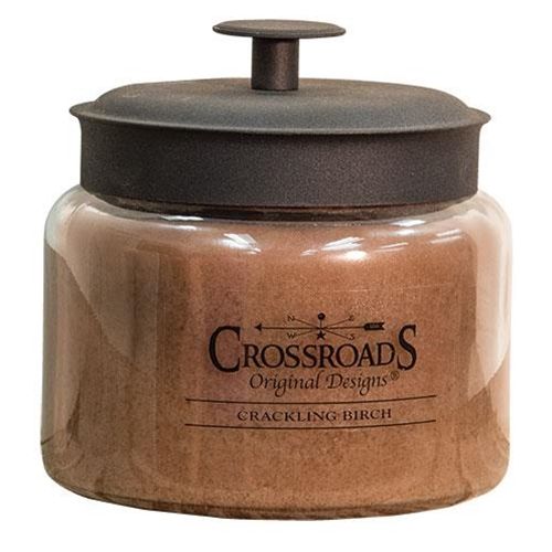 Crackling Birch Jar Candle 48Oz - Made in USA