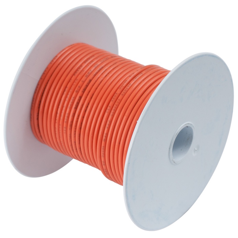 Ancor Orange 18 Awg Tinned Copper Wire - 1,000'