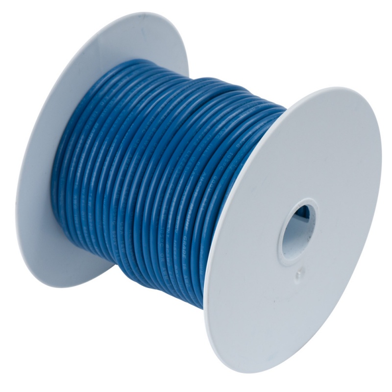 Ancor Dark Blue 18 Awg Tinned Copper Wire - 1,000'