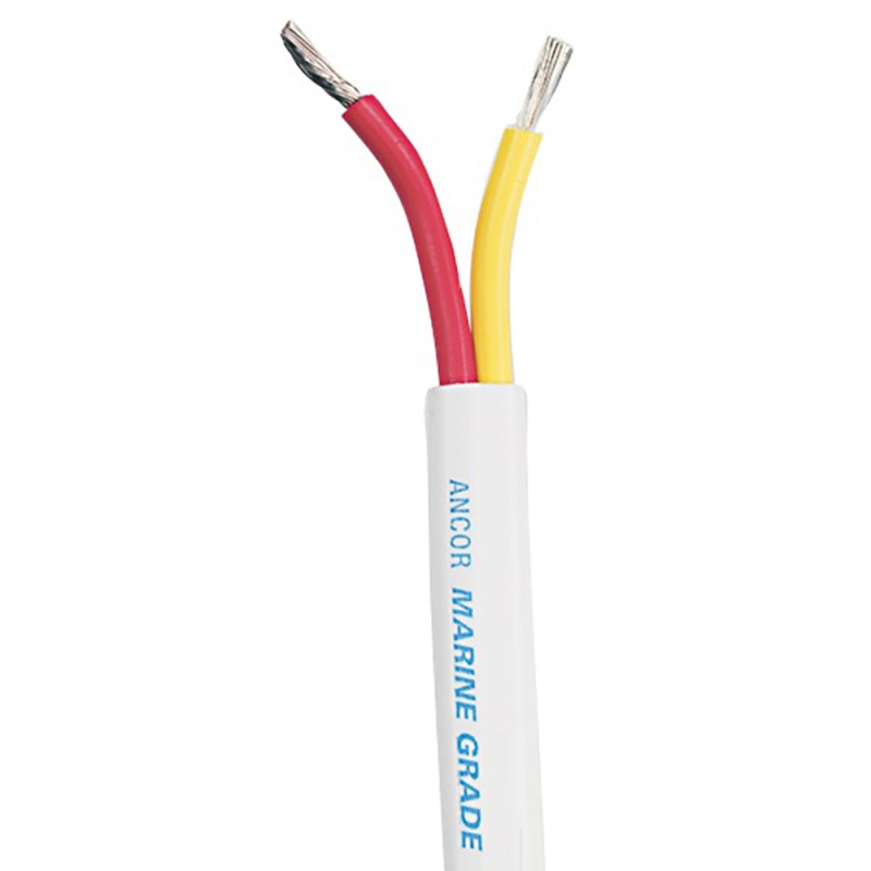 Ancor Safety Duplex Cable - 16/2 Awg - Red/Yellow - Flat - 1,000'