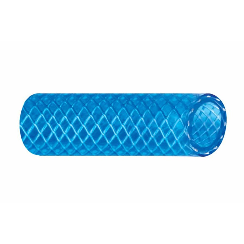 Trident Marine 5/8" X 50' Boxed Reinforced Pvc (Fda) Cold Water Feed Line Hose - Drinking Water Safe - Translucent Blue