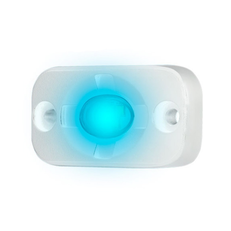 Heise Marine Auxiliary Accent Lighting Pod - 1.5" X 3" - White/Blue
