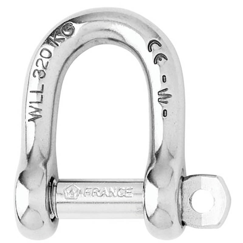 Wichard Self-Locking D Shackle - 12Mm Diameter - 15/32"