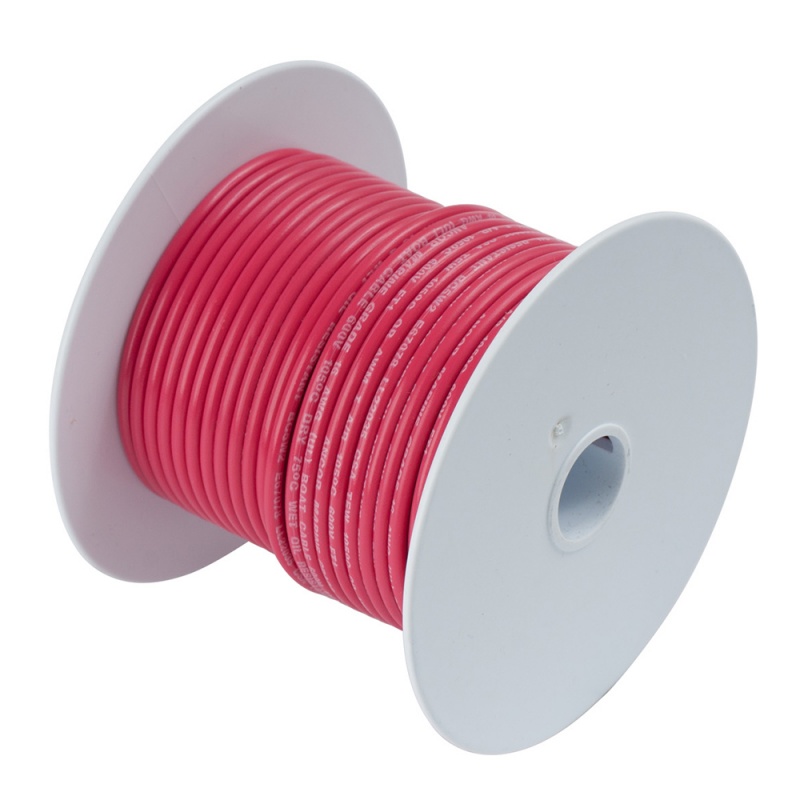 Ancor Red 6 Awg Tinned Copper Wire - 750'