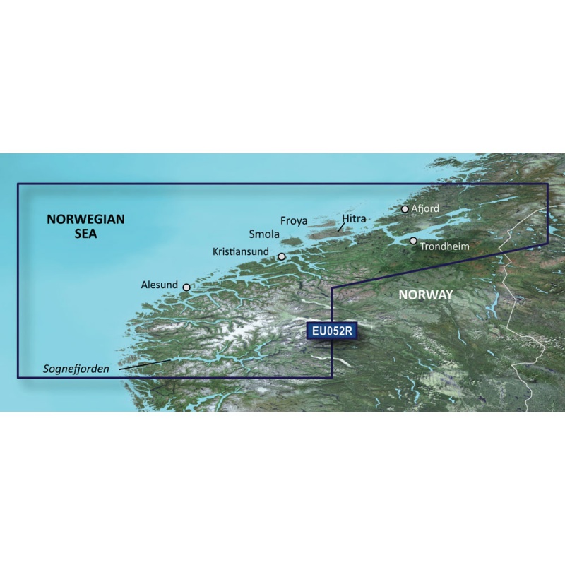 Garmin Bluechart® G3 Hd - Hxeu052r - Sognefjorden - Svefjorden - Microsd™/Sd™