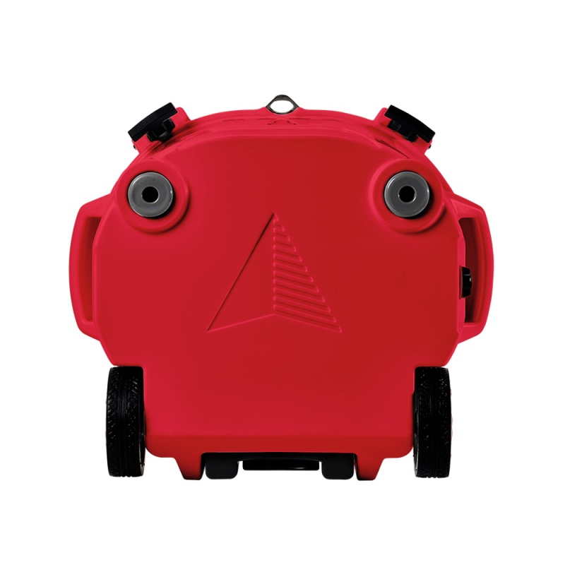 Laka Coolers 30 Qt Cooler W/Telescoping Handle & Wheels - Red